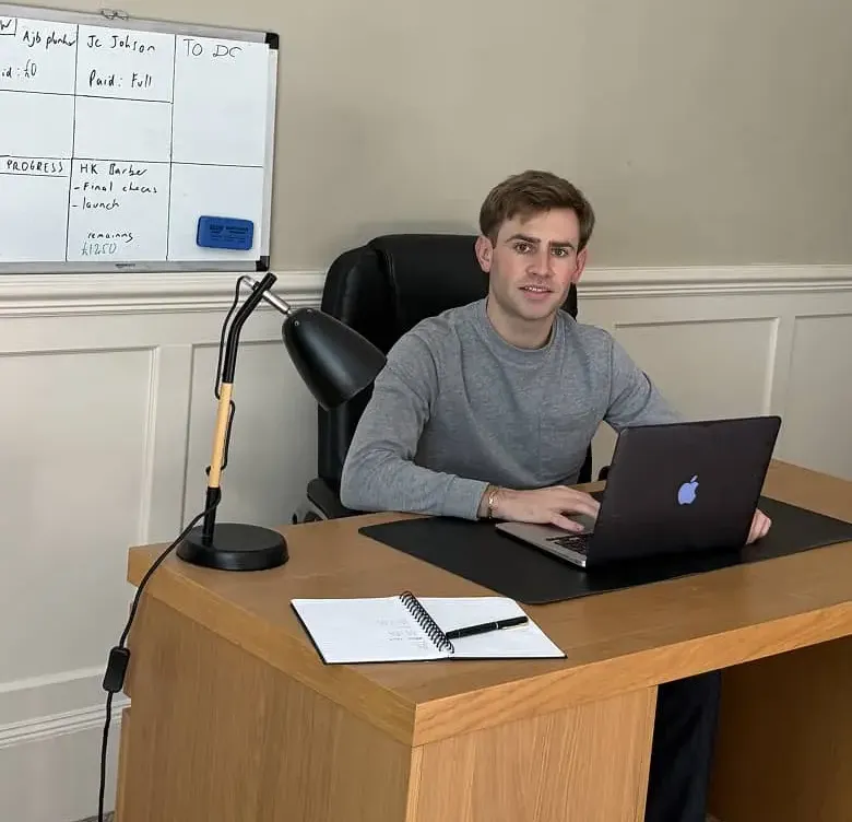 Portrait of Joe Loughran, web designer